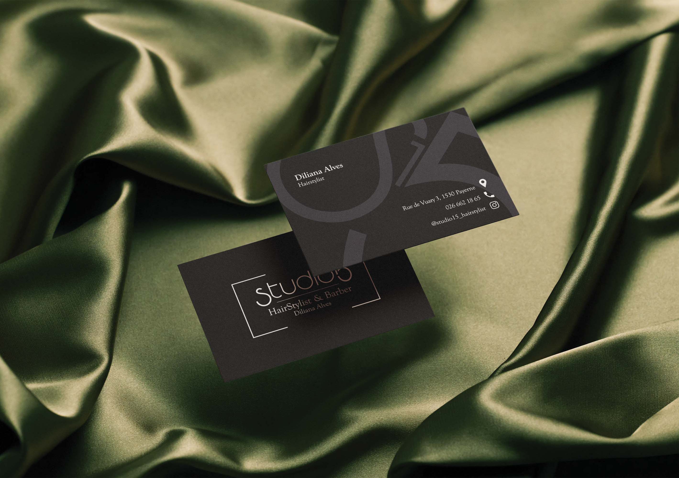 Mockup carte de visite Studio15